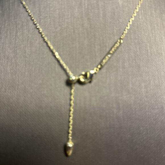 Kendra Scott Black Crystal Rock Black Star Pendant Necklace Gold Slide Adj New - Picture 6 of 10